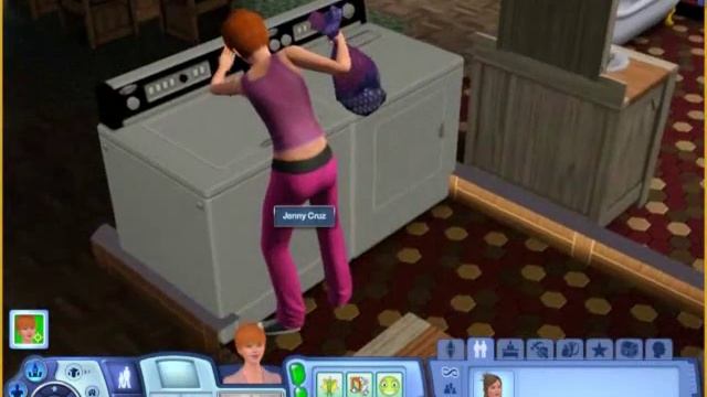 The Sims 3 Ambitions Gameplay 4 Washing Your Clothes смотреть онлайн