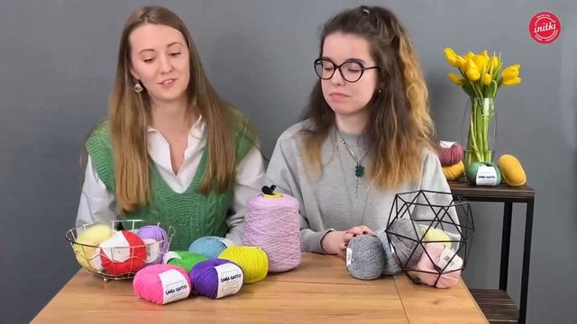ЖИЛЕТ СПИЦАМИ - подбираем пряжу для мастер-класса жилет с косами iNitki смотреть онлайн