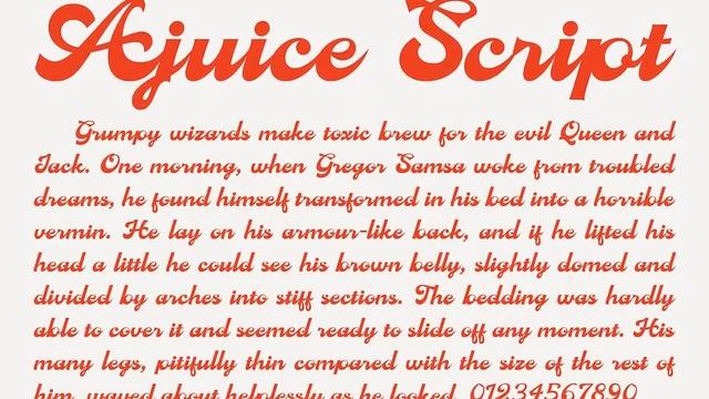 Download Ajuice Font смотреть онлайн