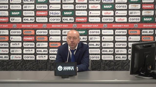 02.12.22. Пресс-конференция Барыс - Автомобилист смотреть онлайн