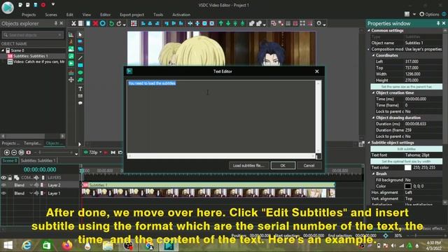 How to Create Subtitle Using VSDC Free Video Editor смотреть онлайн