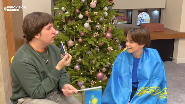 Interview with David Charlin — Junior Eurovision 2022 — Kazakhstan 🇰🇿 смотреть онлайн