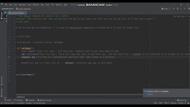 PYTHON PROGRAM FOR USER INPUT , STRING TO INTEGER CONVERSION AND CALLING FUNCTIONS смотреть онлайн