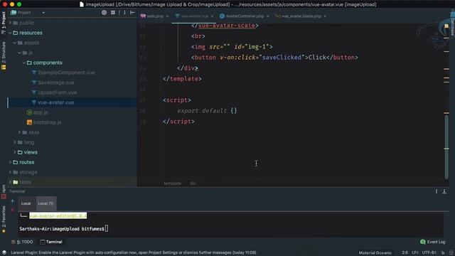 Image Upload & Crop - Laravel + Vuejs | Vue Avatar Editor #7 смотреть онлайн