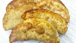 Самые вкусные домашние чебуреки! Сочная начинка! Хрустящее тесто!