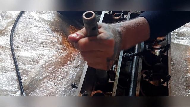 Рассухариваем клапана на ГБЦ от Икса E53 M62b44