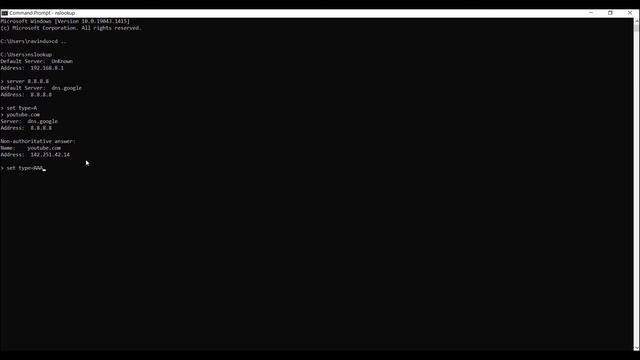 How to check DNS records of a Domain using Windows CMD смотреть онлайн