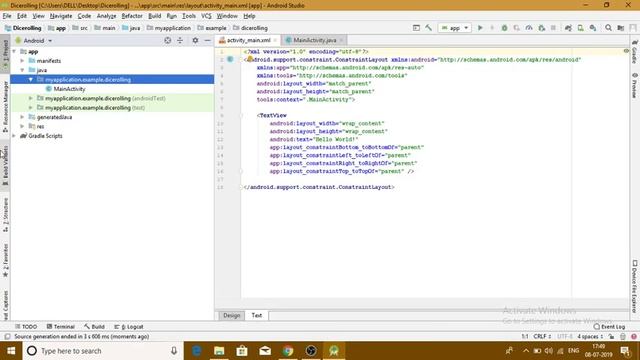 Dice Rolling Game | Part-1 | ANDROID STUDIO смотреть онлайн