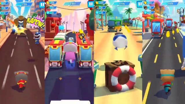 Talking Tom Hero Dash | Discover All Heroes By OutFit7 - (Android,ios) - Mobile Games | Cartoon Gam смотреть онлайн