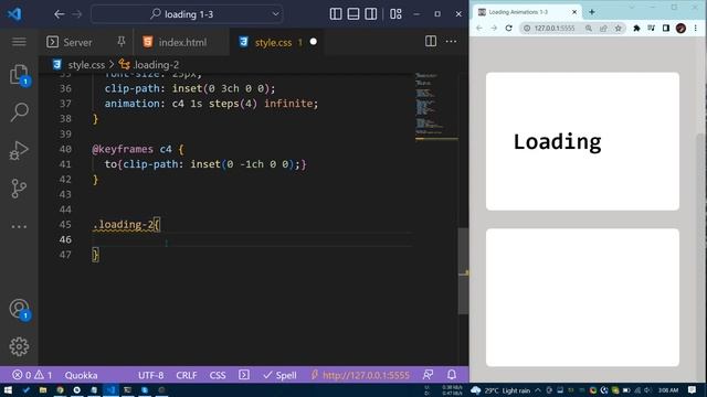 Advanced Loading Animation Using HTML and CSS Complete Tutorial смотреть онлайн