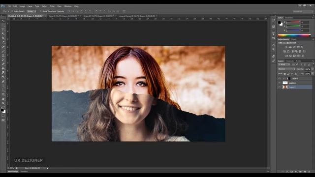 Create Ripped Paper Photo Effect - Photoshop Tutorial смотреть онлайн