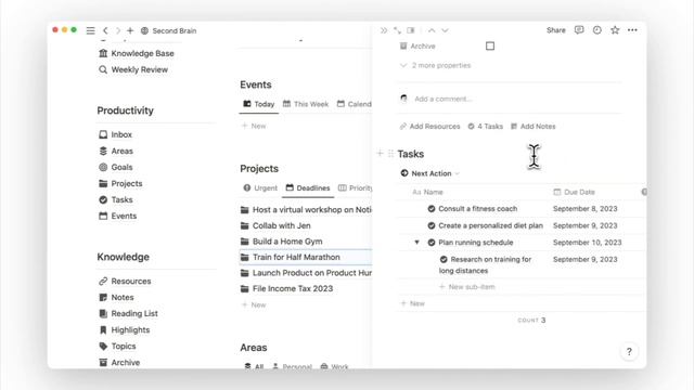 My Second Brain Setup in Notion смотреть онлайн