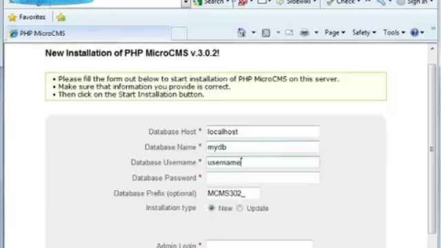 ApPHP Micro CMS - Installation Tutorial смотреть онлайн