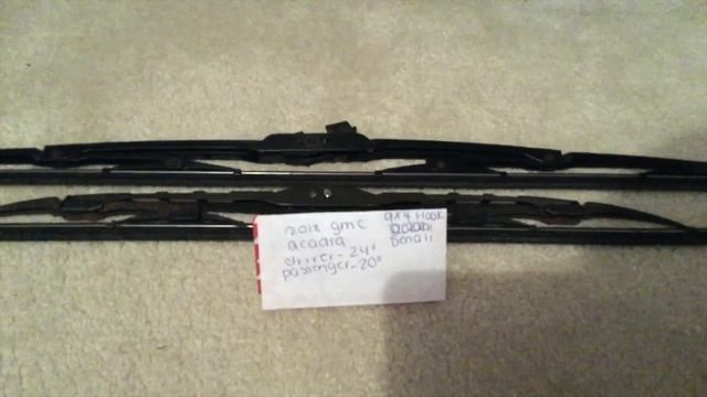 ? ? 2018 GMC Acadia Denali Wiper Blade Replacement Size ? смотреть онлайн