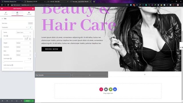 Web Design for Beauty parlor | Elementor Free Template | Web Cifar | Wordpress 2019 смотреть онлайн