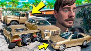 УГНАЛ КУЧУ ЗОЛОТЫХ ЧИТ ТАЧЕК И ОГРОМНЫЙ МОНСТР ТРАК У МАЖОРА ЗА 180 СЕК! БИТВА ВОРОВ В ГТА 5 ОНЛАЙН!