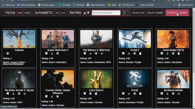 App Video Game - #React #Redux #NodeJs смотреть онлайн