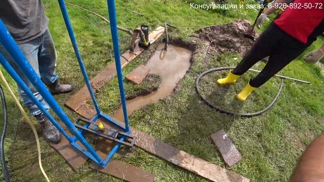 Самоизлив 4 тонны! Абиссинка 11 м. СНТ "Игма". смотреть онлайн