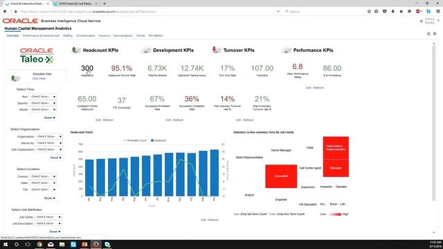 Oracle Taleo/HCM Cloud Analytics Solution смотреть онлайн