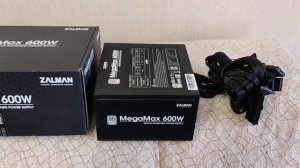 Распаковка – Блок питания для компьютера Zalman ZM600-TXII 600W