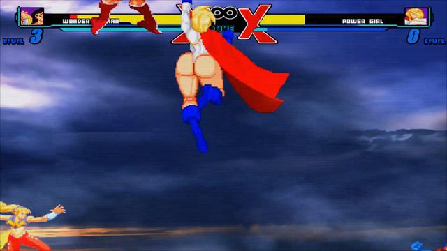 MUGEN Battle Request - Wonder Woman VS Powergirl Rematch (DC Battle) смотреть онлайн