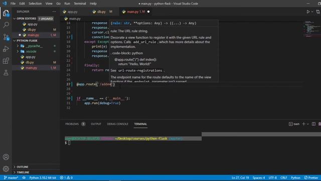 Flask+Mysql #CURD OPERATION#rlocal variable 'cursor' referenced before assignment смотреть онлайн
