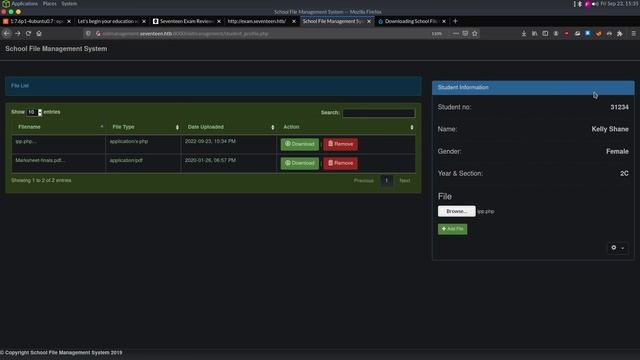 HackTheBox - Seventeen смотреть онлайн