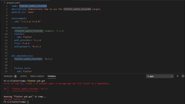 Package may not list itself as dependency [Flutter Error #Fixed] - (Flutter Tutorials) смотреть онлайн