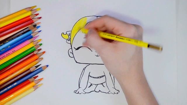 КАК НАРИСОВАТЬ КУКЛУ ЛОЛ . How to Draw #LOL Surprise Baby Doll. Coloring Pages Book for Kids смотреть онлайн