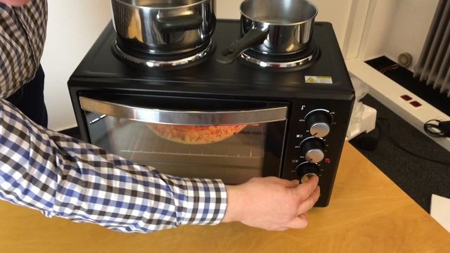 ᐅ Test-Video des Mini-Backofens „FA-5045-6“ mit Grillspieß und Kochfeldern von TZS First Austria ☑ смотреть онлайн