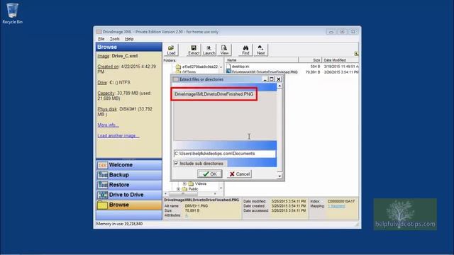 Browse Files on an Image with DriveImage XML смотреть онлайн