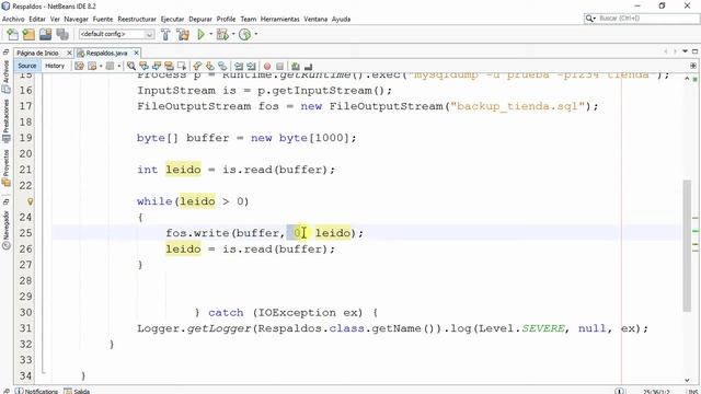 16. Respaldo y Restauración de Base de datos en Java y MySQL смотреть онлайн