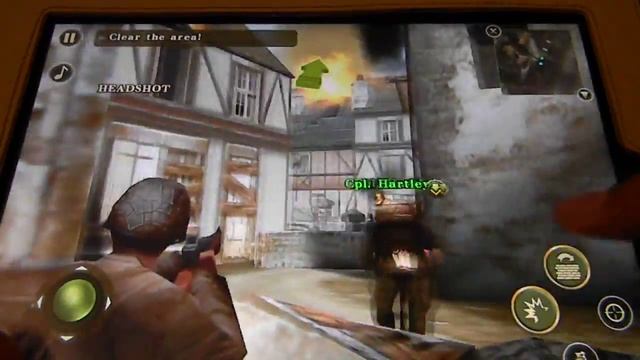 Brothers In Arms 2 - Global Fronts; iPad game review смотреть онлайн