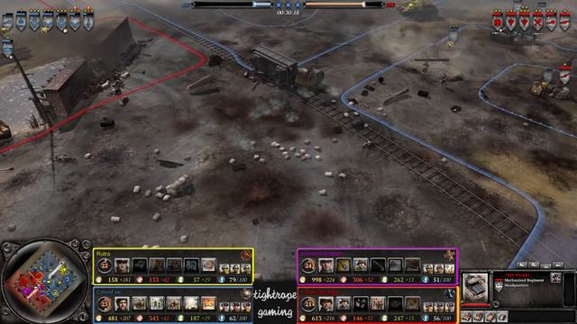 COH2 2v2 Rutra (SU) & Crossfire (UK) vs puresectionspam (OH) & St{o}cky (OK) смотреть онлайн
