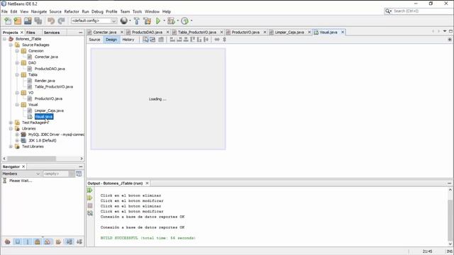 Boton Modificar Eliminar en JTable Java con base de datos смотреть онлайн