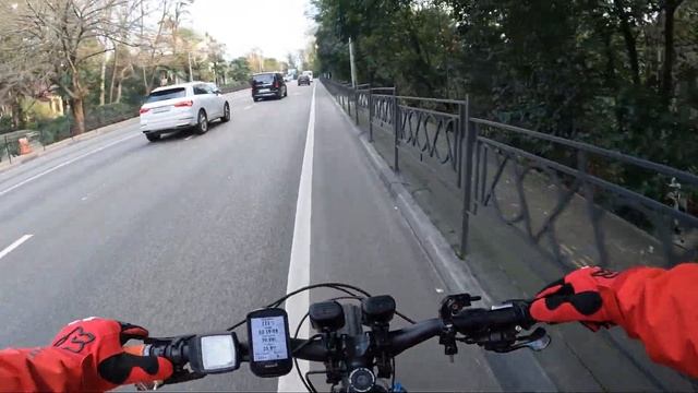 ПО СОЧИ НА ЭЛЕКТРОБАЙКЕ!!! Адлер-Сочи-Адлер, дкабрь 2021, 50км, часть 2 смотреть онлайн