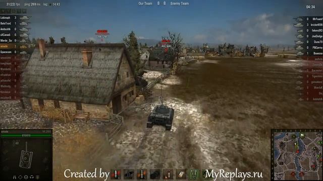 WOT: Erlenberg - VK 2801 - 5 frags смотреть онлайн