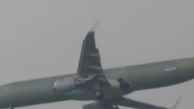 Airbus A321 UT Air VQ-BRS Landing Approach Hamburg Finkenwerder