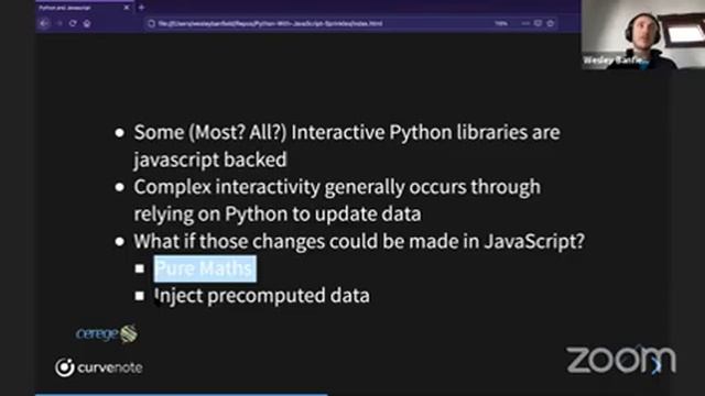SR4 - Rendezvous: Portable Interactive Plotting - Python with Javascript Sprinkles - Wesley, Steve смотреть онлайн