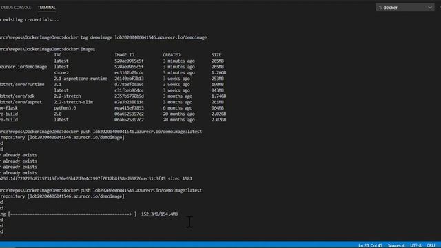 Create Docker Image using VS Code and Push to Azure Registry or Docker Hub смотреть онлайн