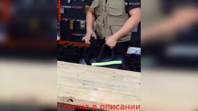 Сумка-рюкзак для инструментов с Алиэкспресс.Крепкий,водостойкий,с карманами внутри. смотреть онлайн