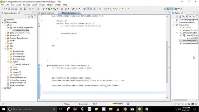 How to use ProgressBar in Android смотреть онлайн
