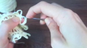 Воздушная ажурная салфетка крючком. МК. Часть 1 из 3