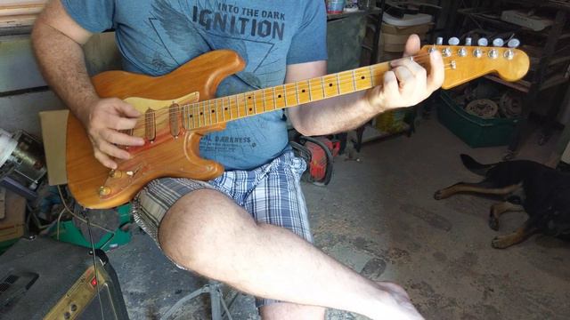 Hand Made Fender Stratocaster with hand wound pickups woody смотреть онлайн