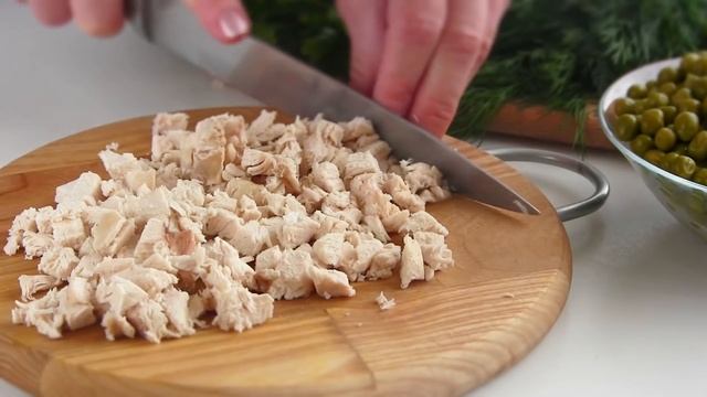 САЛАТ с курицей и грибами "Осень" / ОЧЕНЬ сытный! Без МАЙОНЕЗА! смотреть онлайн