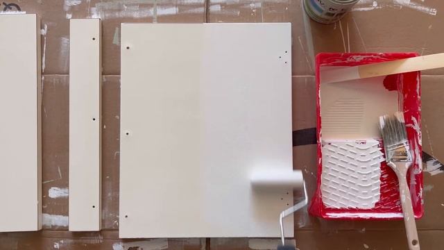 Home DIY Projects - Painting Melamine, A Bathroom Makeover