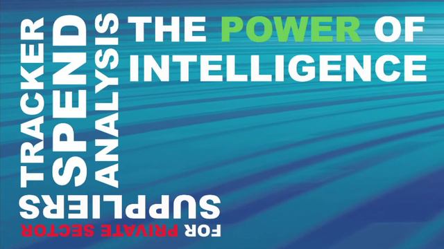 Tracker Intelligence Spend Analysis - turn insight into opportunity смотреть онлайн