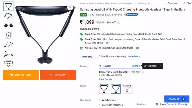 Samsung Level U2 India launched price specs and availability смотреть онлайн