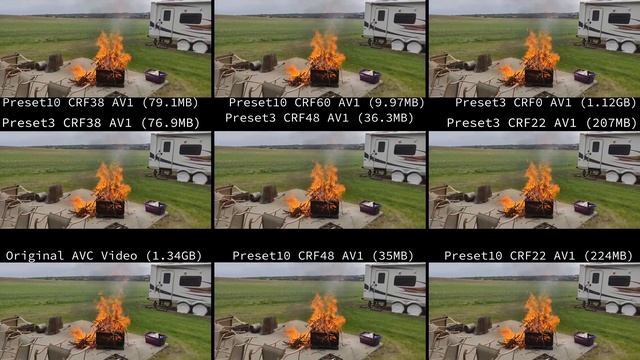 AV1 Encode Test Comparison смотреть онлайн