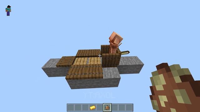 java vs bedrock: piglin gold test смотреть онлайн